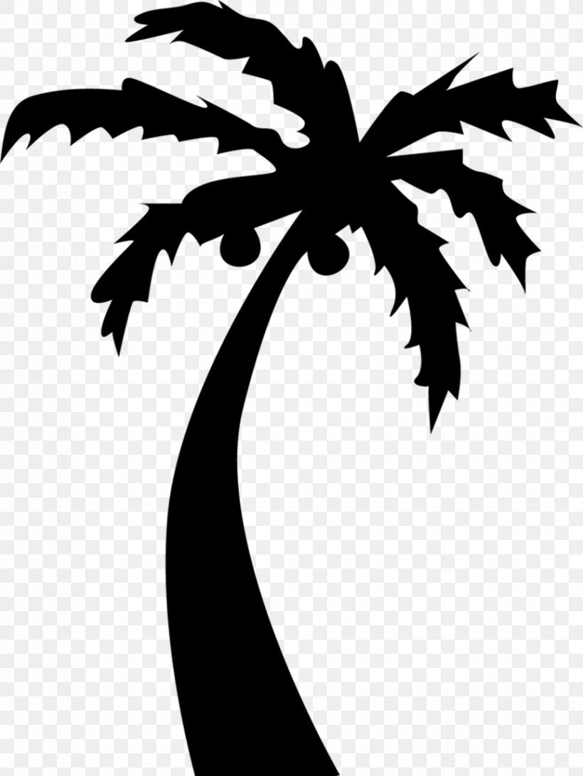 Arecaceae Tree Clip Art, PNG, 864x1151px, Arecaceae, Arecales, Balsam Fir, Black And White, Branch Download Free