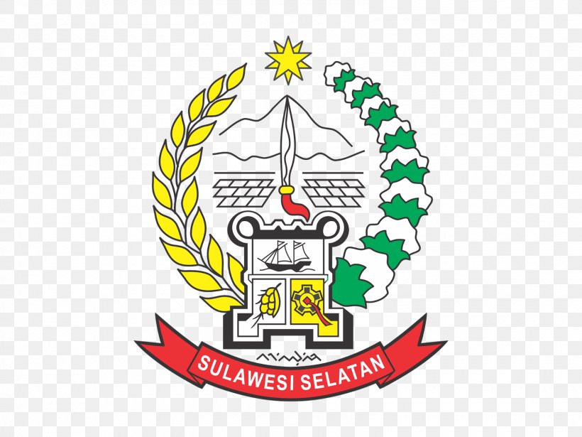 Seal Of South Sulawesi Cdr Vector Graphics, PNG, 1600x1200px, South Sulawesi, Cdr, Crest, Emblem, Flag Download Free