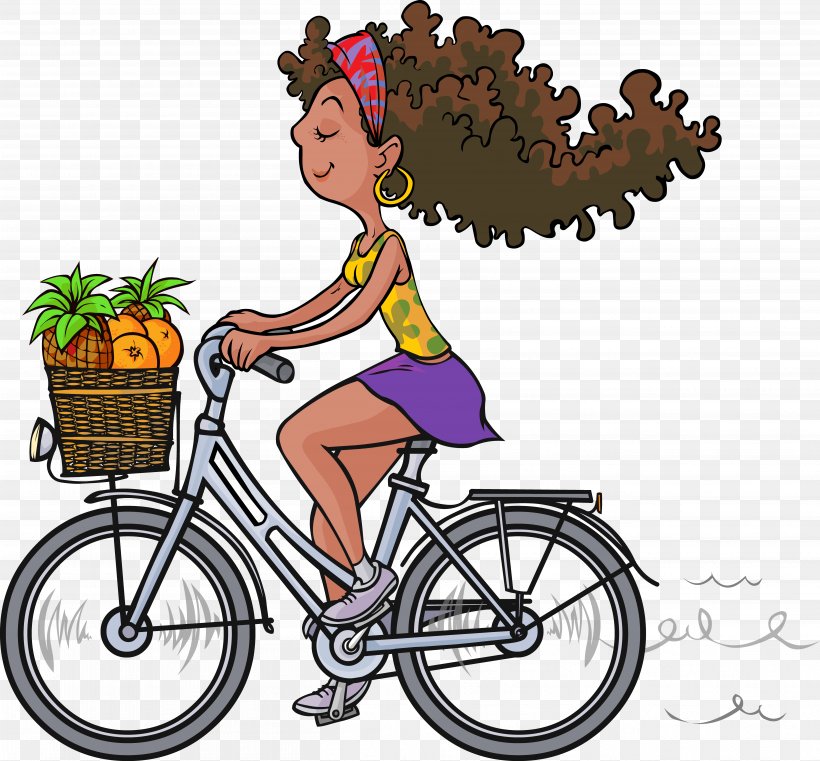 Bicycle Cycling Cartoon, PNG, 5233x4861px, Bicycle, Abike, Animation, Art, Bicycle Accessory Download Free