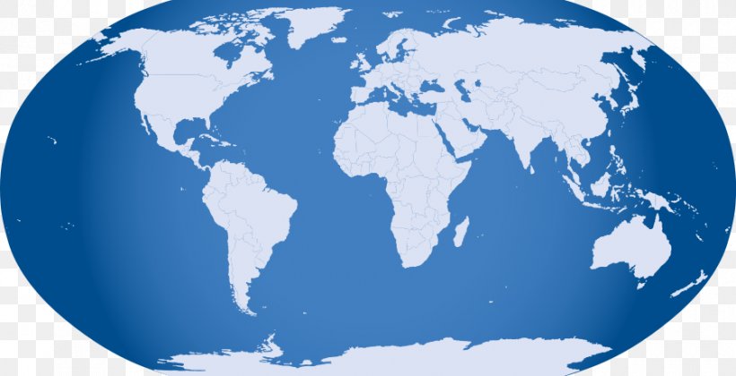 Globe World Map Clip Art, PNG, 900x461px, Globe, Blue, Bluegreen, Border, Earth Download Free