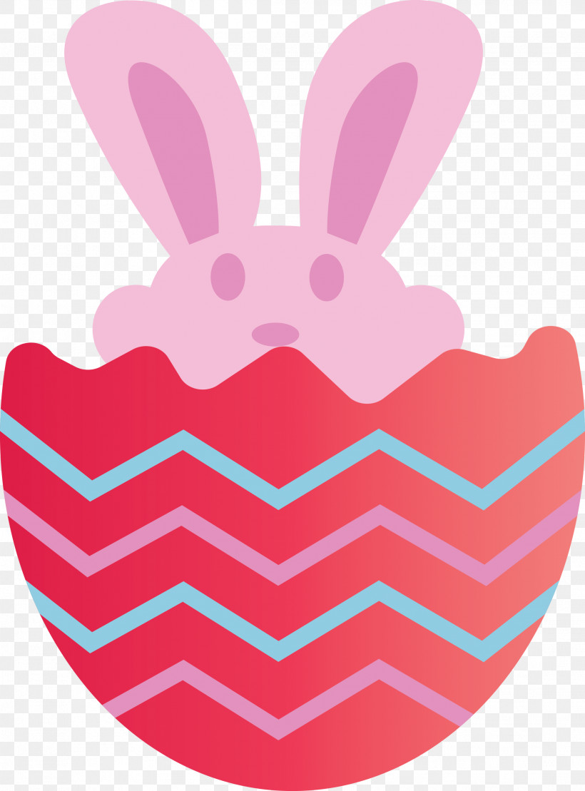 Bunny In Egg Happy Easter Day, PNG, 2218x3000px, Bunny In Egg, Easter Bunny, Happy Easter Day, Magenta, Pink Download Free