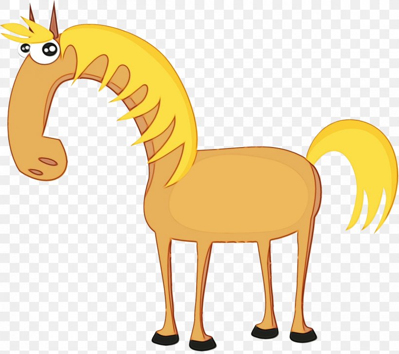 Animal Cartoon, PNG, 1200x1064px, Horse, Animal Figure, Character, Horn, Tail Download Free