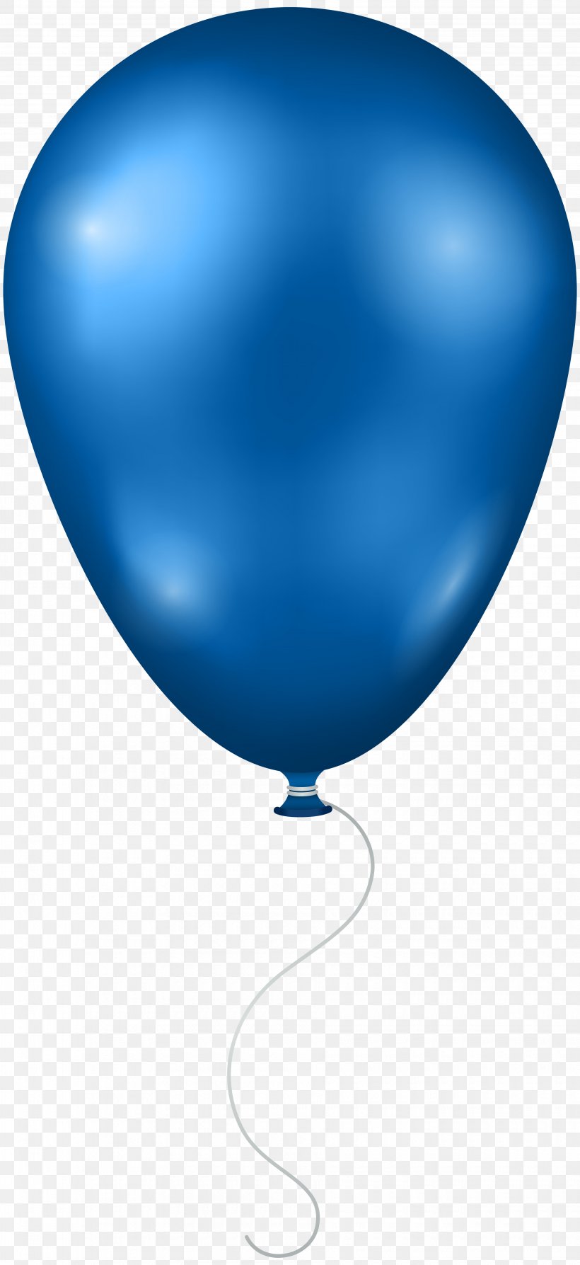 Balloon Blue Clip Art, PNG, 3670x8000px, Balloon, Azure, Birthday, Blue, Color Download Free