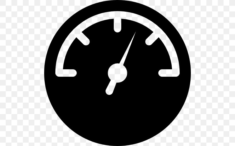 Speedometer Car, PNG, 512x512px, Speedometer, Black And White, Car, Dashboard, Driving Download Free