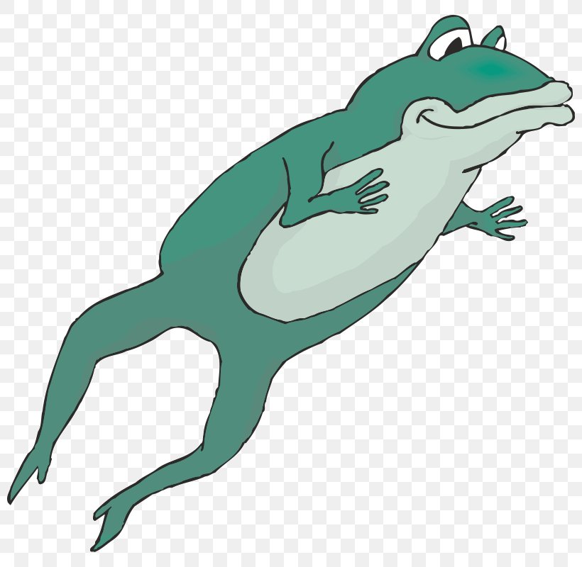 frog jumping drawing