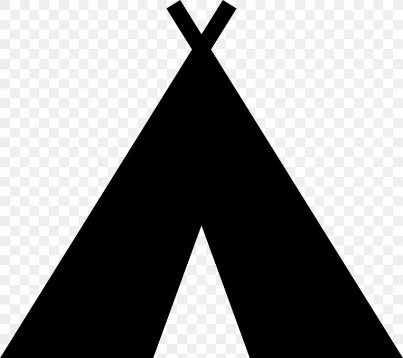 Tipi Camping Symbol Tent, PNG, 863x768px, Tipi, Black, Black And White, Brand, Camping Download Free