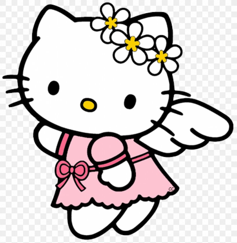 Hello Kitty Coloring Book Drawing Child, PNG, 995x1024px, Watercolor, Cartoon, Flower, Frame, Heart Download Free
