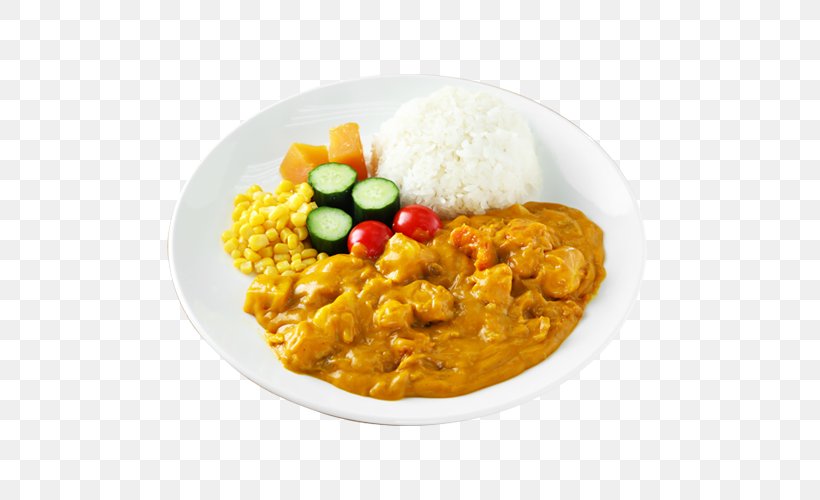 Rice And Curry Japanese Curry Yellow Curry Indian Cuisine Vegetarian Cuisine, PNG, 500x500px, Rice And Curry, Cuisine, Curry, Dish, Food Download Free