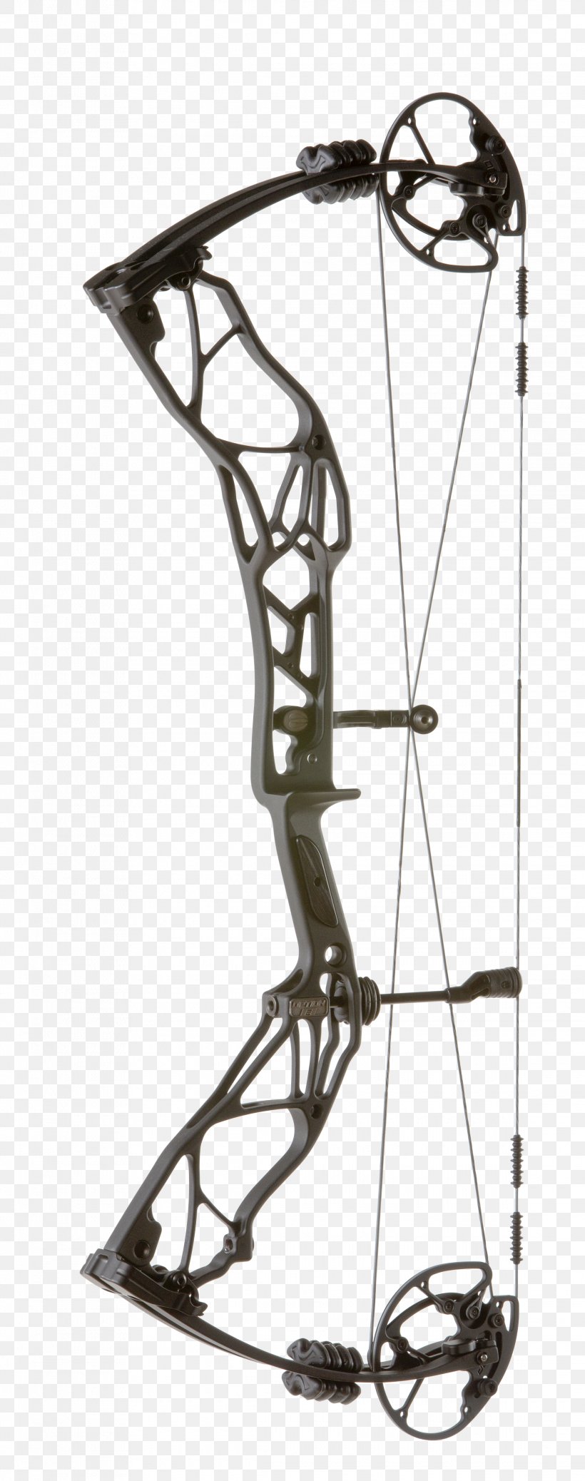 Compound Bows Archery Bowhunting Bow And Arrow, PNG, 2275x5760px, Compound Bows, Archery, Black And White, Bow And Arrow, Bowhunting Download Free