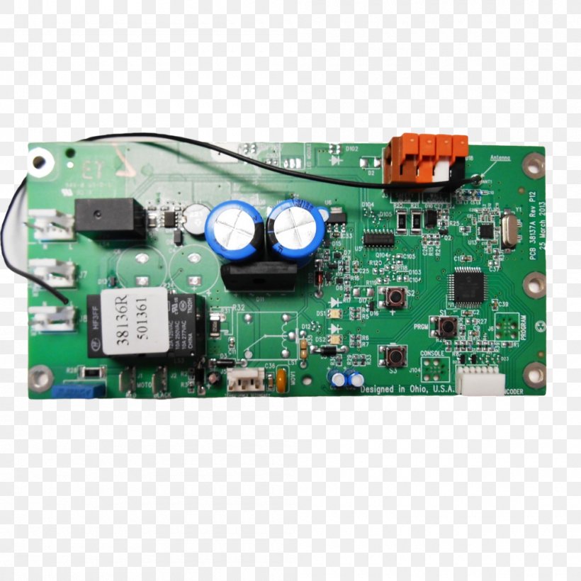 Microcontroller Electronic Component Electrical Network Electronics Electronic Circuit, PNG, 1000x1000px, Microcontroller, Capacitor, Circuit Component, Computer Component, Controller Download Free