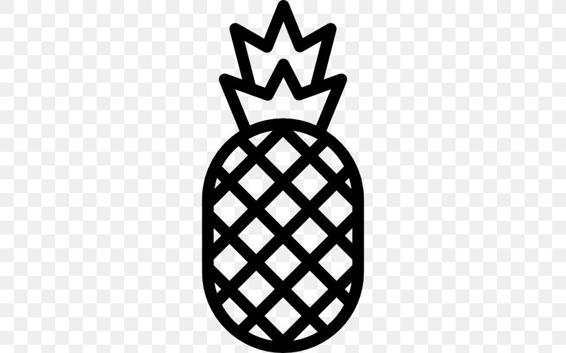 Pineapple Organic Food Clip Art, PNG, 512x512px, Pineapple, Black And White, Drawing, Food, Fruit Download Free