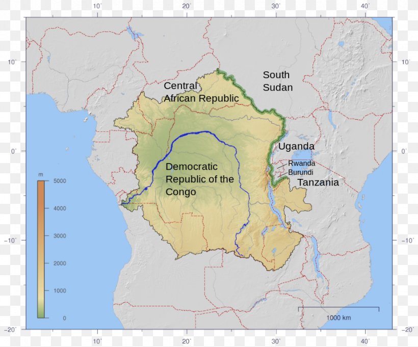 Congo River Congo-Nile Divide Congo Basin Limpopo River, PNG, 924x768px, Congo River, Area, Atlas, Congo Basin, Congo Free State Download Free