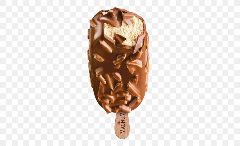 Ice Cream Magnum Paddle Pop Streets Almond, PNG, 500x500px, Ice Cream, Almond, Calippo, Caramel, Chocolate Download Free