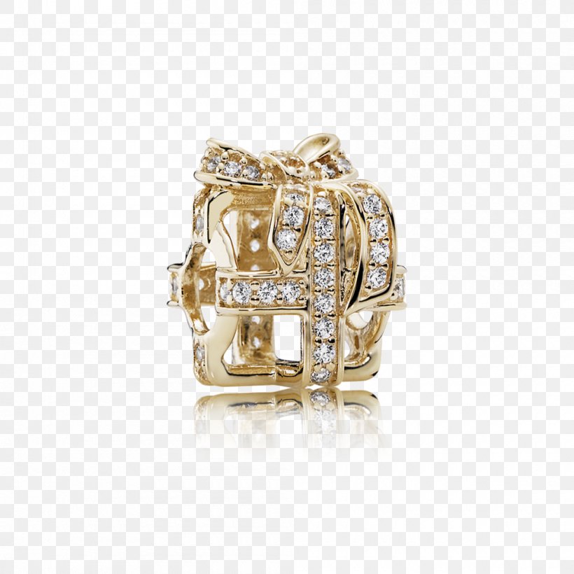 Pandora Charm Bracelet Cubic Zirconia Gold Jewellery, PNG, 1000x1000px, Pandora, Bling Bling, Bracelet, Charm Bracelet, Crystal Download Free