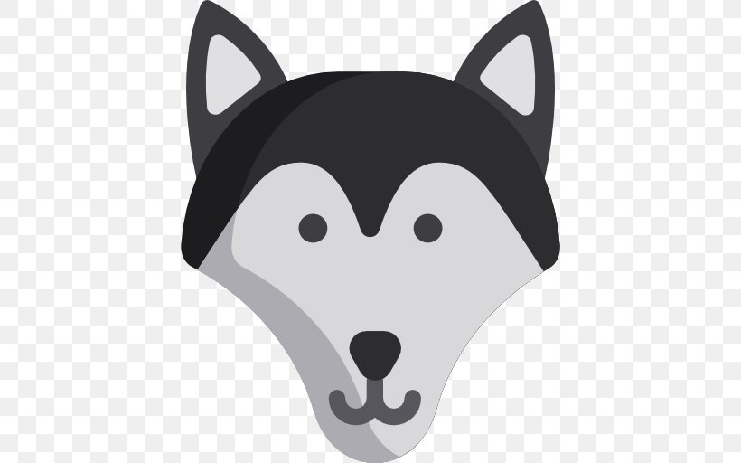 Husky Vector, PNG, 512x512px, Animal, Bear, Black, Black And White, Canidae Download Free