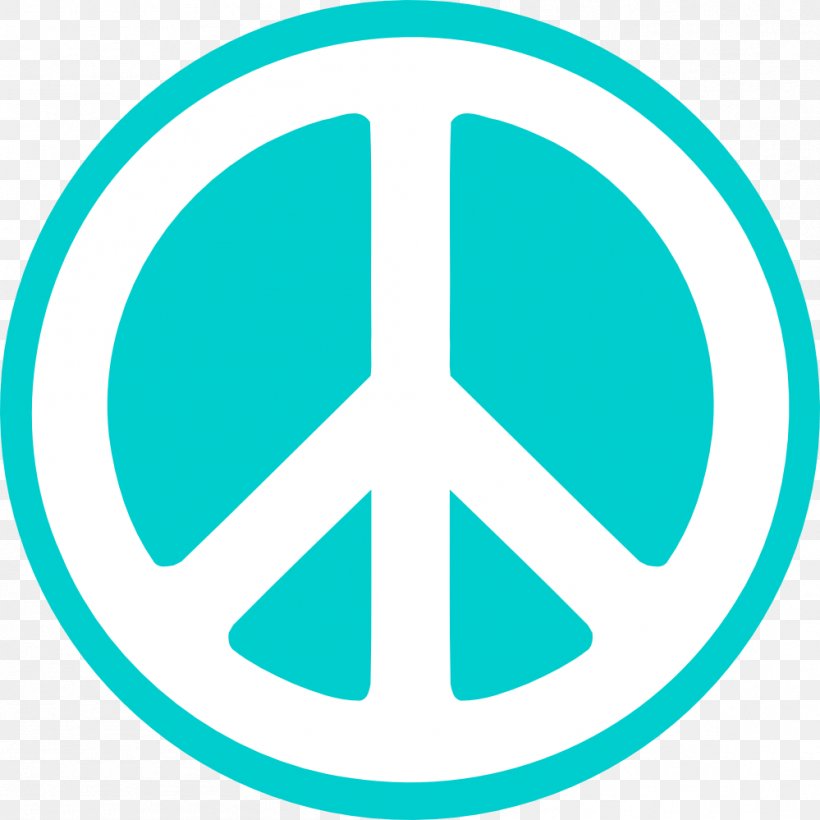 Peace Symbols Hippie Clip Art, PNG, 999x999px, Peace Symbols, Aqua, Area, Brand, Direct Action Committee Download Free
