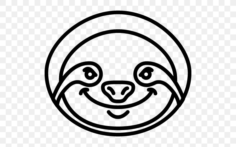 Sloth Pig Clip Art, PNG, 512x512px, Sloth, Animal, Area, Black, Black And White Download Free