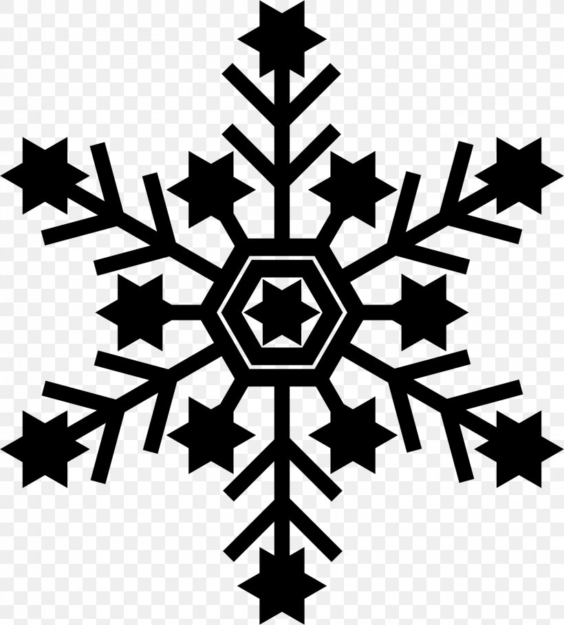 Snowflake Christmas Drawing Clip Art, PNG, 1556x1726px, Snowflake, Black And White, Christmas, Christmas Ornament, Cross Download Free