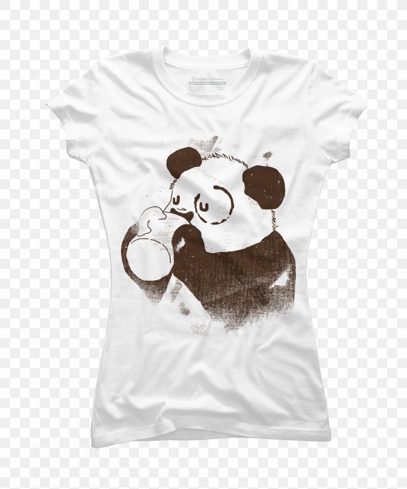 T-shirt Hoodie Giant Panda Design By Humans, PNG, 1500x1800px, Tshirt, Clothing, Clothing Accessories, Clothing Sizes, Design By Humans Download Free