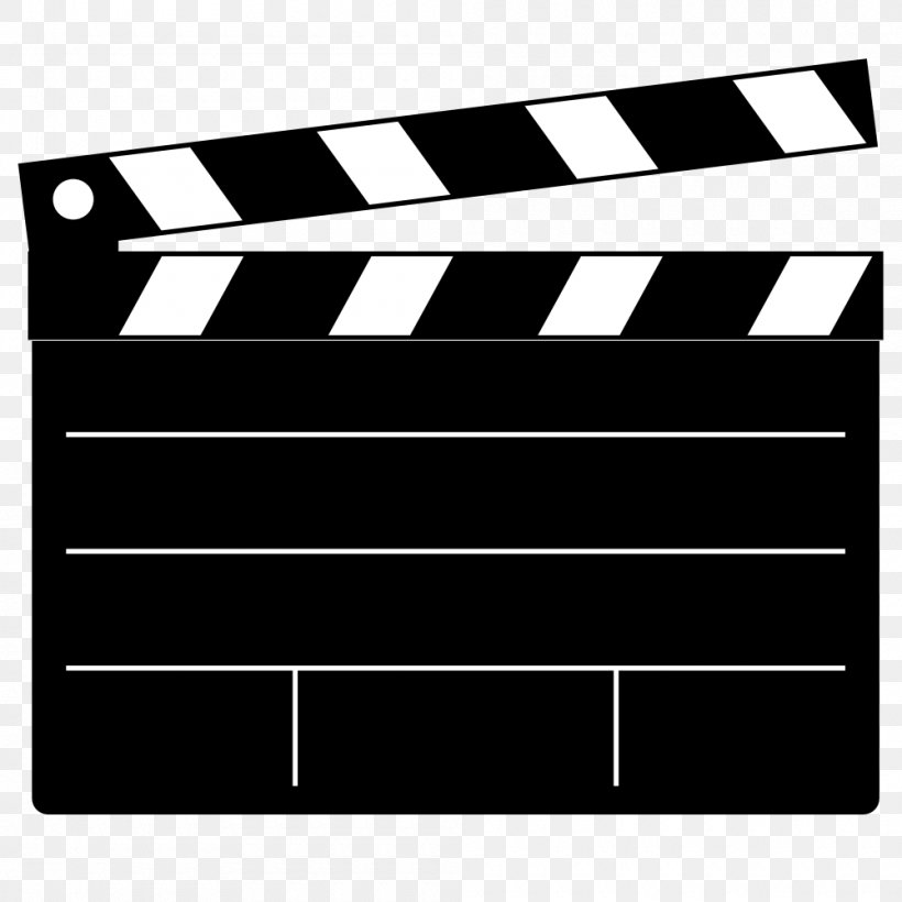 Clapperboard Film Clip Art, PNG, 1000x1000px, Clapperboard, Black, Black And White, Brand, Clapper Download Free