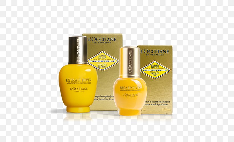 L'Occitane En Provence Bourjois Healthy Mix Serum Gel Foundation L'Occitane Immortelle Divine Cream Cosmetics Perfume, PNG, 500x500px, Cosmetics, Ageing, Extract, Lotion, Perfume Download Free
