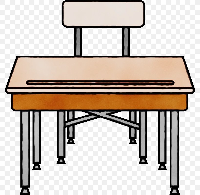 Table Furniture Clip Art Rectangle Desk, PNG, 780x800px, Watercolor, Desk, End Table, Furniture, Outdoor Table Download Free