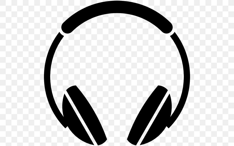 Headphones Gadget, PNG, 512x512px, Headphones, Audio, Audio Equipment, Black And White, Computer Program Download Free
