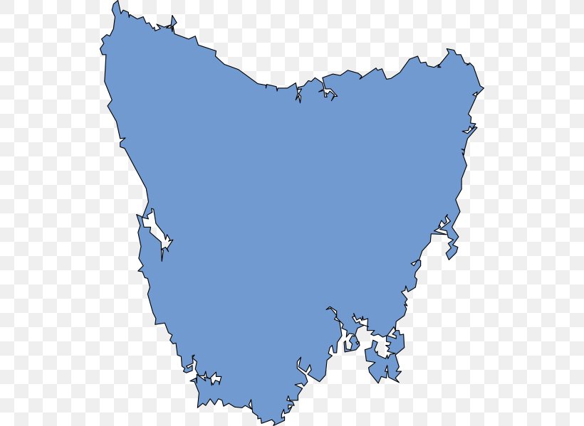 Tasmania Blank Map Vector Map, PNG, 540x599px, Tasmania, Area, Australia, Blank Map, Border Download Free