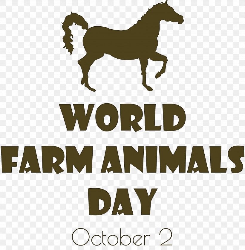 World Farm Animals Day, PNG, 2945x3000px, Dog, Horse, Humour, Logo, Mane Download Free