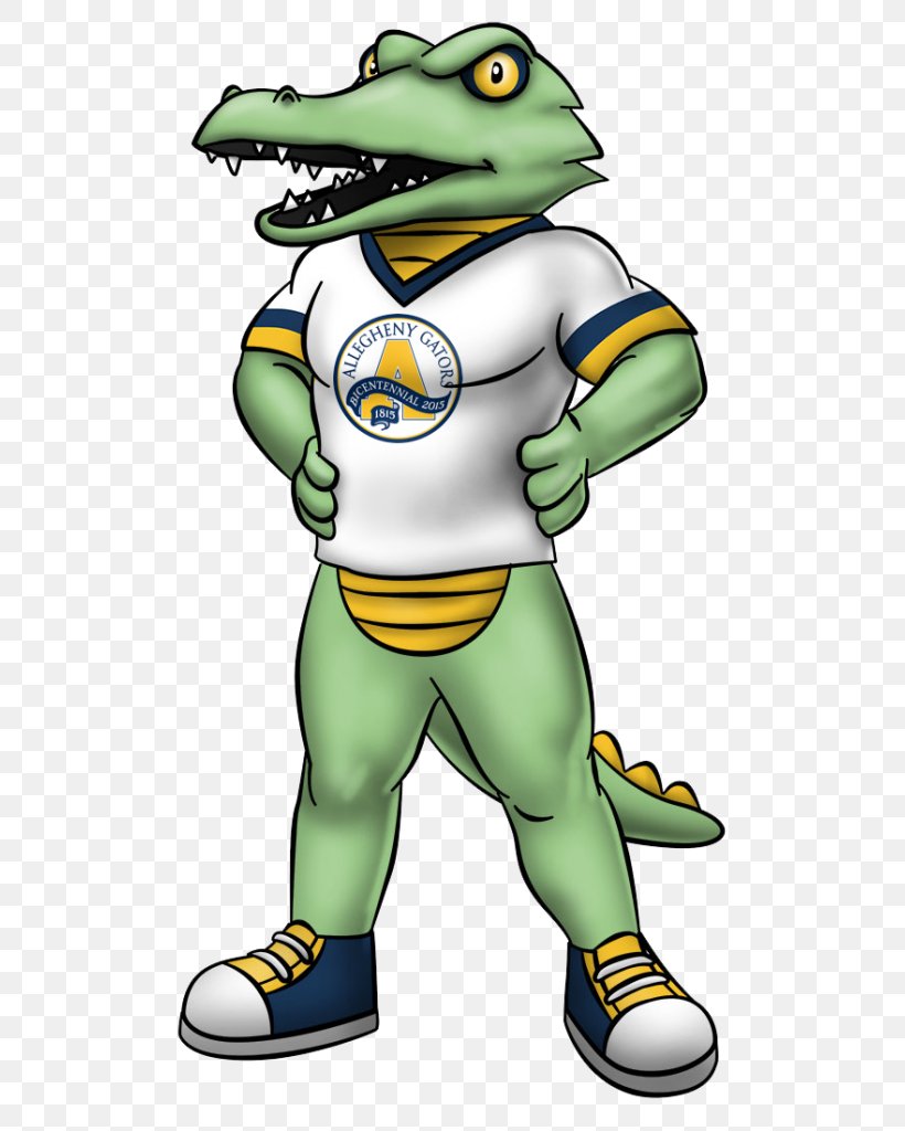 Allegheny College Gators Men's Basketball Allegheny Gators Football Mascot University Of Florida, PNG, 565x1024px, Allegheny College, Allegheny Gators, Allegheny Gators Football, Alligators, Amphibian Download Free