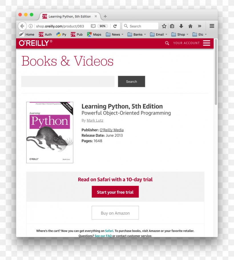 Learning Python Book Web Page Multimedia, PNG, 1632x1816px, Learning Python, Book, Brand, Edition, Mark Lutz Download Free