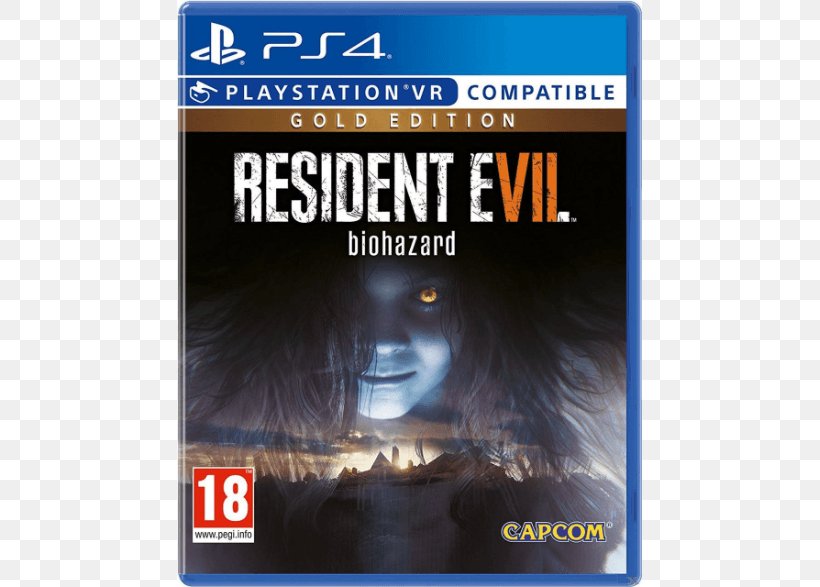 Resident Evil 7: Biohazard Gold Edition PlayStation 4 PlayStation VR Video Game, PNG, 786x587px, Resident Evil 7 Biohazard, Action Game, Brand, Capcom, Downloadable Content Download Free