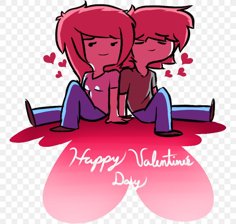 Valentine's Day DeviantArt Love Illustration, PNG, 755x778px, Watercolor, Cartoon, Flower, Frame, Heart Download Free