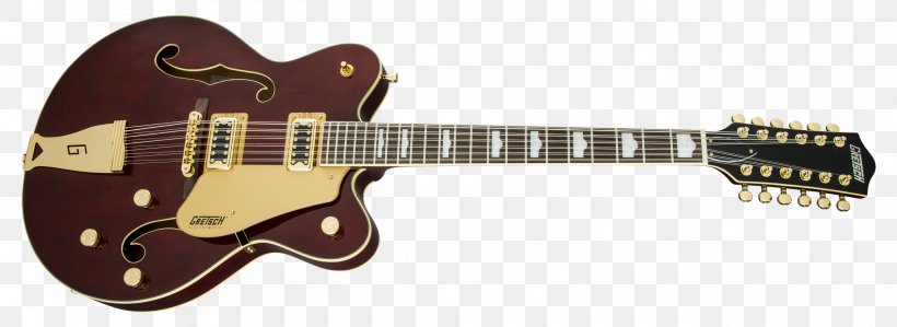 Gretsch Semi-acoustic Guitar Electric Guitar Bigsby Vibrato Tailpiece, PNG, 2400x877px, Gretsch, Acoustic Electric Guitar, Acoustic Guitar, Archtop Guitar, Bass Guitar Download Free