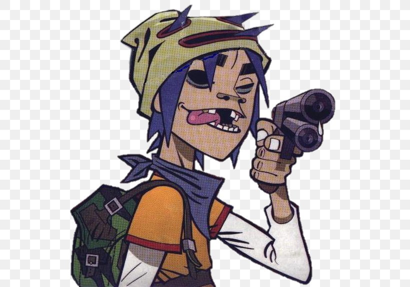 Gorillaz 2-D Noodle Murdoc Niccals The Fall, PNG, 545x575px, Gorillaz, Art, Cartoon, Damon Albarn, Demon Days Download Free