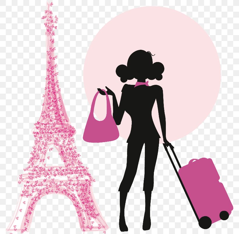 Pink Silhouette Bag Magenta, PNG, 785x800px, Pink, Bag, Magenta, Silhouette Download Free