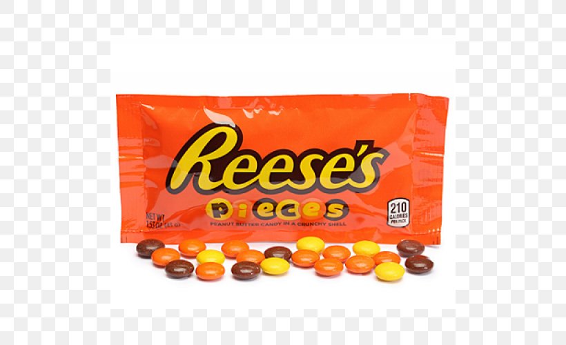 Reese's Peanut Butter Cups Reese's Pieces Chocolate Bar Cream, PNG, 500x500px, Peanut Butter Cup, Candy, Chocolate, Chocolate Bar, Chocolate Coated Peanut Download Free