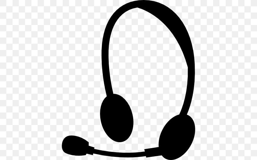 Headphones Headset, PNG, 512x512px, Headphones, Audio, Audio Equipment, Black And White, Computer Download Free