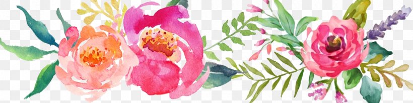 Watercolour Flowers Watercolor Painting Watercolor: Flowers Floral Design, PNG, 1200x300px, Watercolour Flowers, Art, Cut Flowers, Flora, Floral Design Download Free