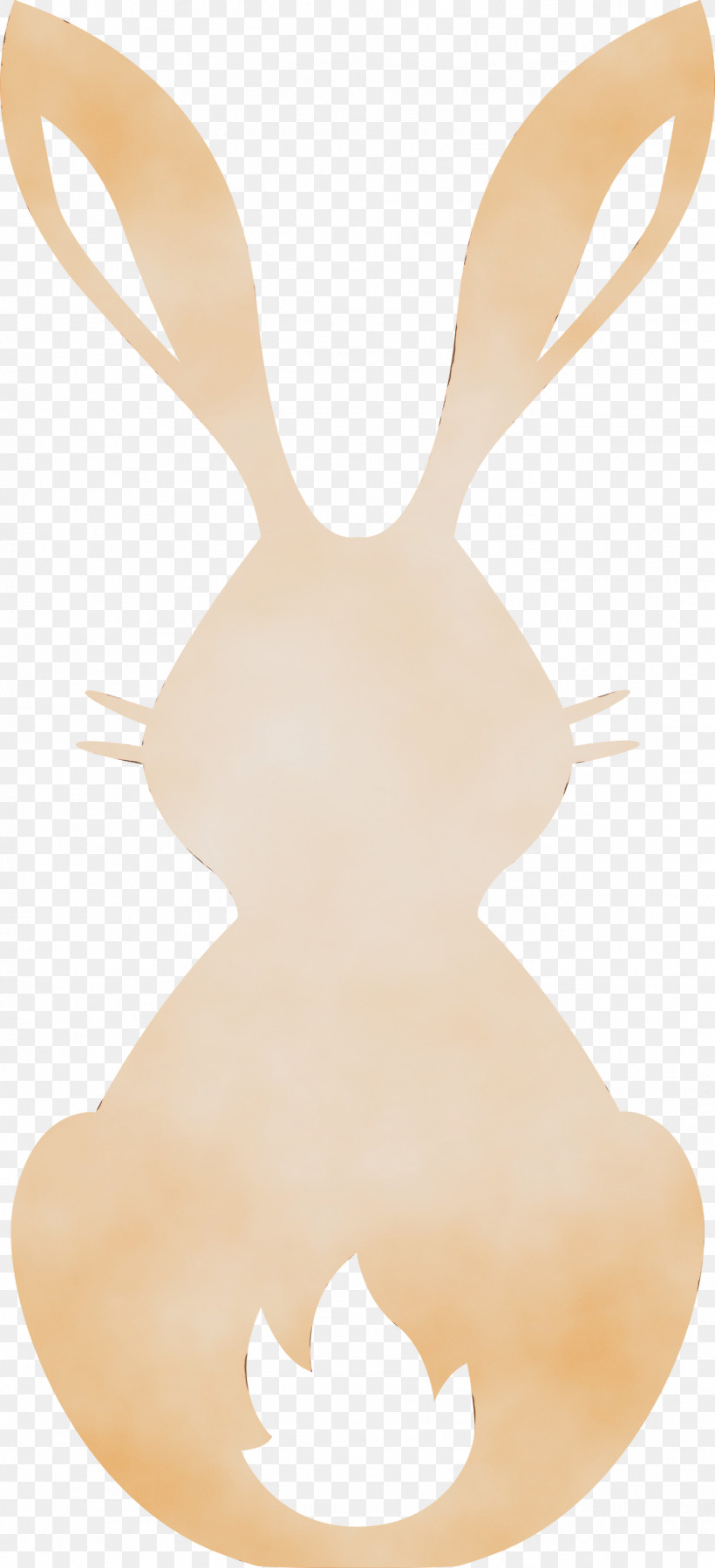 Beige, PNG, 1367x3000px, Cute Bunny, Beige, Easter Day, Paint, Watercolor Download Free