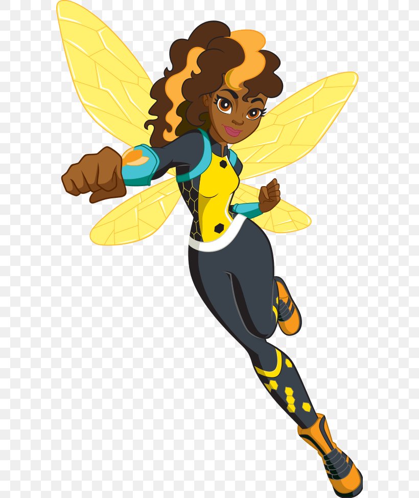 Bumblebee DC Super Hero Girls Katana Poison Ivy Harley Quinn, PNG, 600x974px, Bumblebee, Art, Batgirl, Bee, Character Download Free