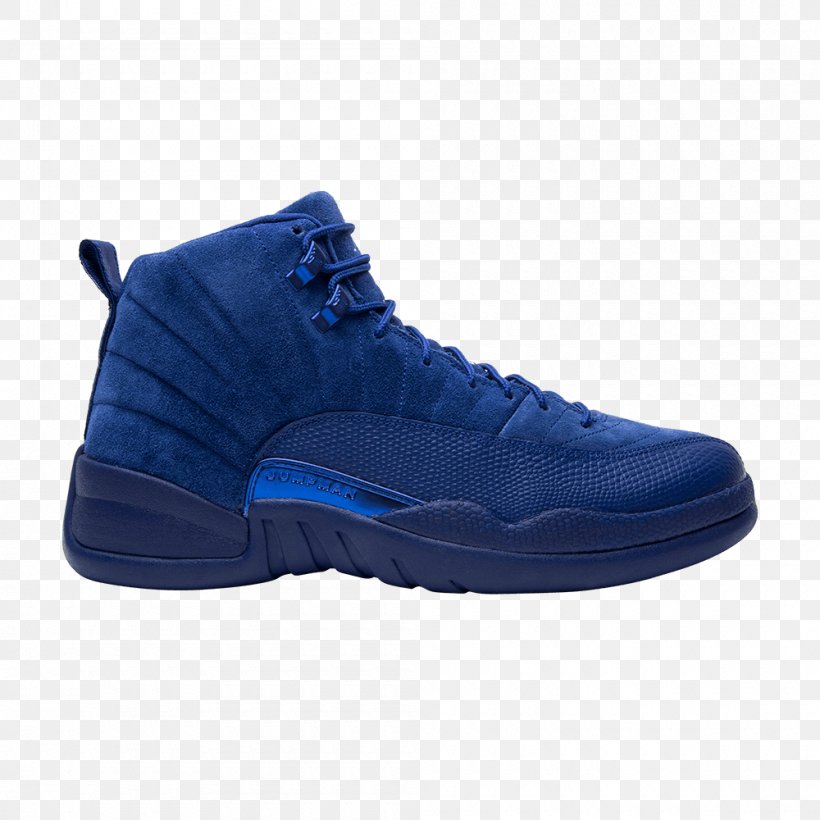 Air Jordan 12 Retro Shoes Sports Shoes Basketball Shoe, PNG, 1000x1000px, Air Jordan, Athletic Shoe, Basketball, Basketball Shoe, Blue Download Free