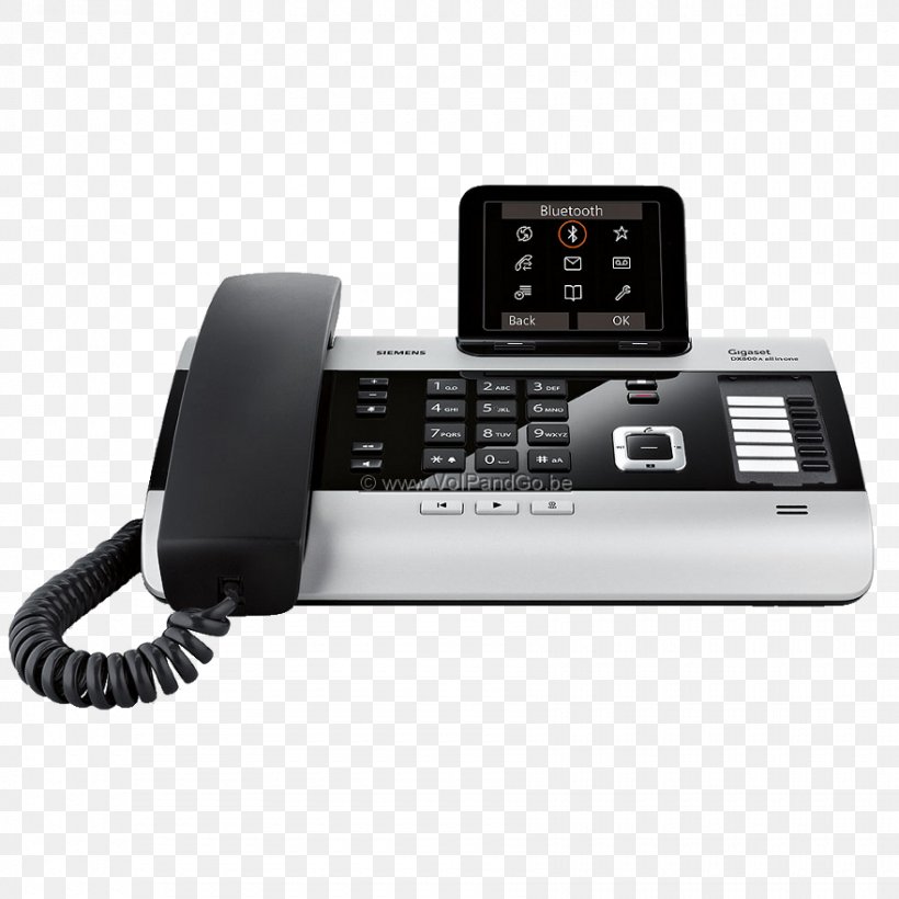 Gigaset DX800A All In One Gigaset Communications Telephone Digital Enhanced Cordless Telecommunications Home & Business Phones, PNG, 880x880px, Gigaset Dx800a All In One, Answering Machine, Business Telephone System, Communication, Corded Phone Download Free