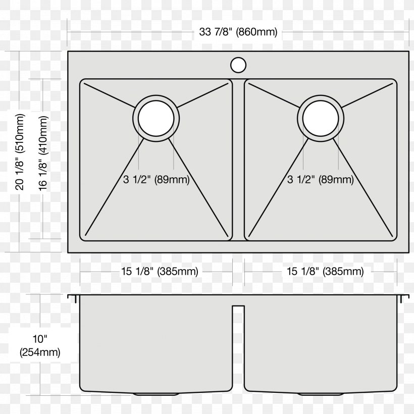 Sink Bowl Stainless Steel Glass, PNG, 2048x2048px, Sink, Area, Black And White, Bowl, Brand Download Free