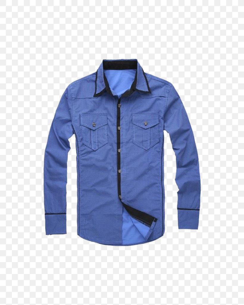 Sleeve Shirt Workwear Jacket Button, PNG, 682x1024px, Sleeve, Barnes Noble, Blue, Button, Cobalt Blue Download Free