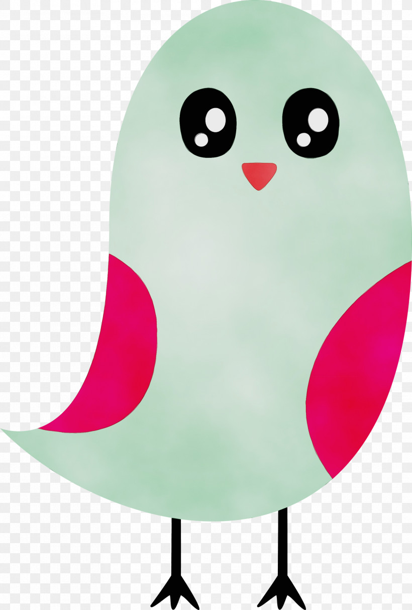 Bird Pink, PNG, 2027x3000px, Cute Bird, Bird, Cartoon Bird, Paint, Pink Download Free