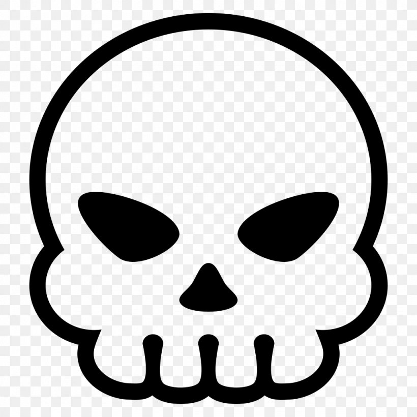 Calavera Emoji Skull And Crossbones Clip Art, PNG, 1024x1024px, Calavera, Black, Black And White, Bone, Emoji Download Free