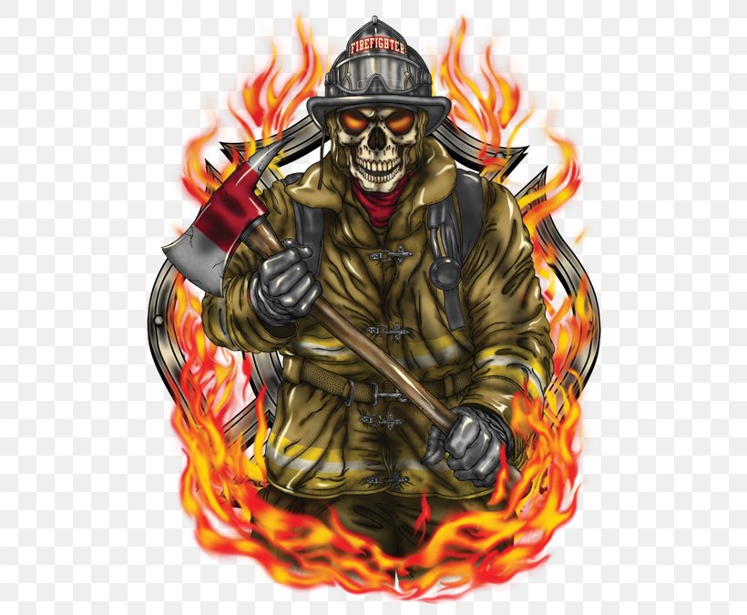 Firefighter F.D.18 T-shirt Flame Fire Department, PNG, 675x675px, Firefighter Fd18, Axe, Certified First Responder, Fictional Character, Fire Download Free