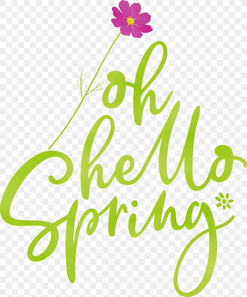 Floral Design, PNG, 2492x3000px, Hello Spring, Cut Flowers, Floral Design, Flower, Leaf Download Free