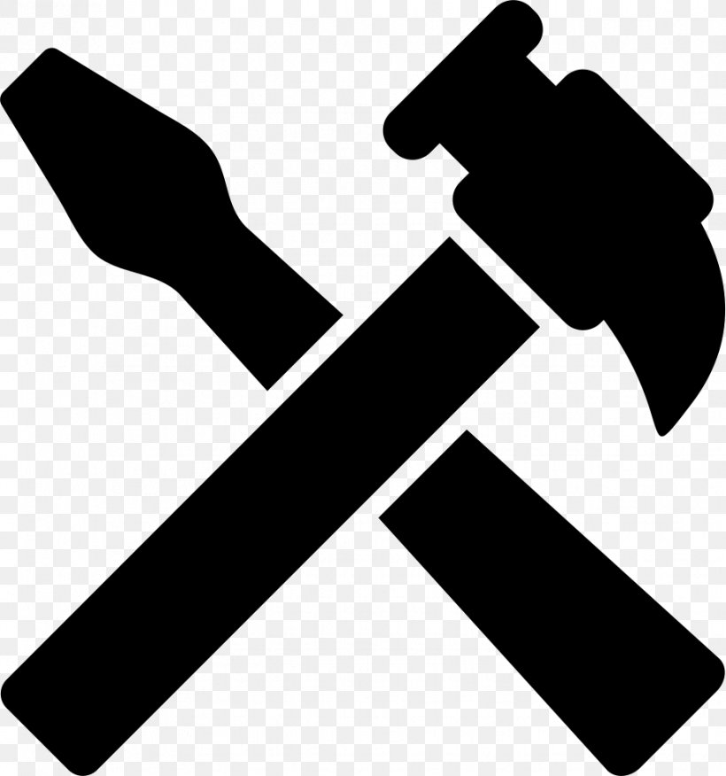 Claw Hammer Tool Clip Art, PNG, 917x980px, Hammer, Artwork, Black, Black And White, Claw Hammer Download Free